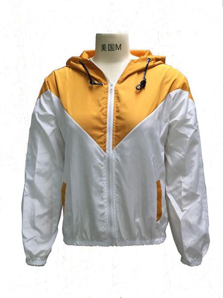 fashion womens designer jackets patchwork hooded jackets spring autumn womens coats with zipper, Black;brown
fashion womens designer jackets patchwork hooded jackets spring autumn womens coats with zipper, Black;brown