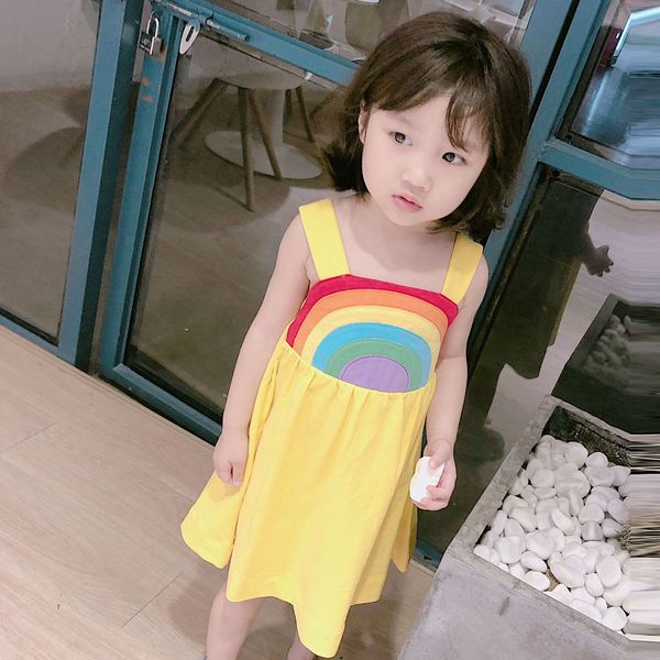 muqgew 2019 fashion kawaii toddler kids baby girl dress rainbow princess strap casual dress sundress cute summer clothes, Red;yellow
muqgew 2019 fashion kawaii toddler kids baby girl dress rainbow princess strap casual dress sundress cute summer clothes, Red;yellow