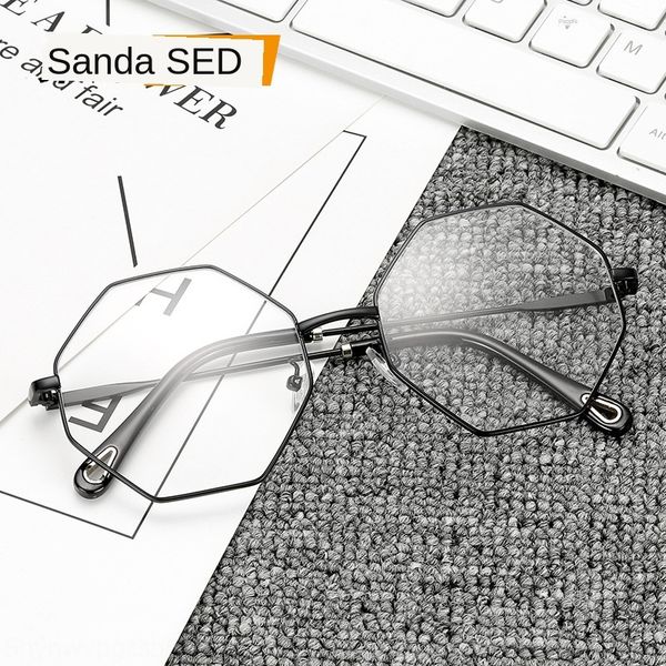 frame personalized polygon wei nini plain glasses men and women can match glasses, Silver
frame personalized polygon wei nini plain glasses men and women can match glasses, Silver