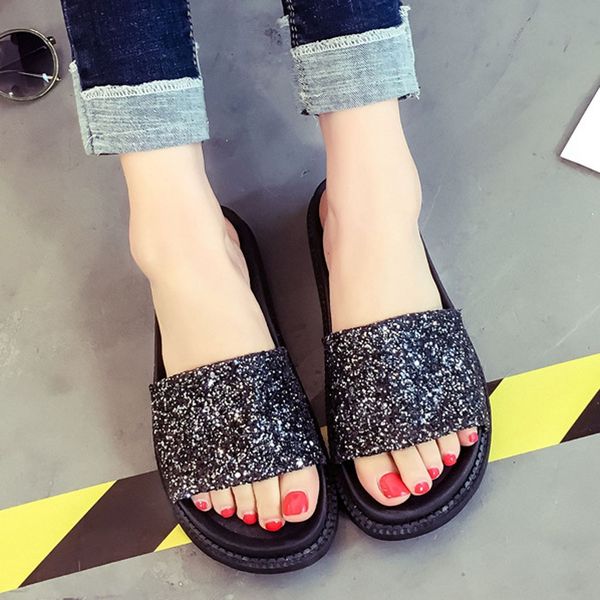 chamsgend 2019 summer new fashion sequins sandals comfortable fashion open toe sandals flat beach shoes
chamsgend 2019 summer new fashion sequins sandals comfortable fashion open toe sandals flat beach shoes