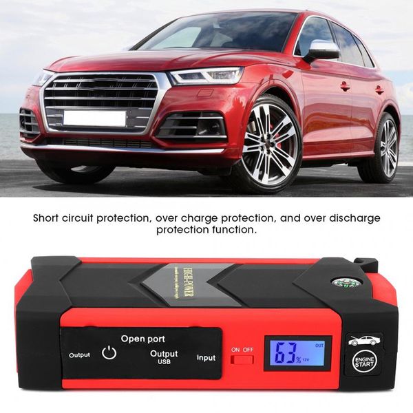 12v 20000mah multifunctional digital display smart jump starter emergency power bank charger kit red batterie voiture
12v 20000mah multifunctional digital display smart jump starter emergency power bank charger kit red batterie voiture