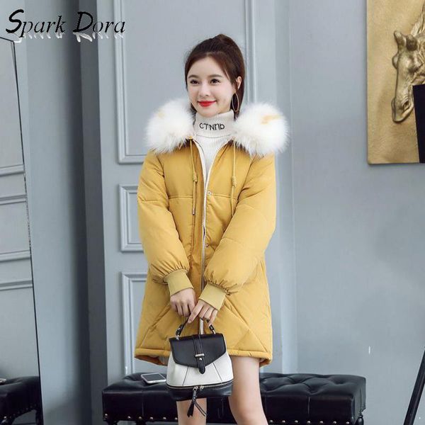 tik-tok latest women winter down cotton jacket new fashion hooded fur collar thickening warm parkas casual loose female overcoat, Black
tik-tok latest women winter down cotton jacket new fashion hooded fur collar thickening warm parkas casual loose female overcoat, Black
