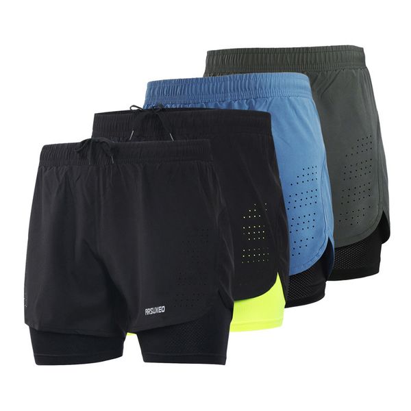 men running shorts quick dry sports training exercise gym fitness shorts 2 in 1 jogging sportswear with liner, Black;blue
men running shorts quick dry sports training exercise gym fitness shorts 2 in 1 jogging sportswear with liner, Black;blue
