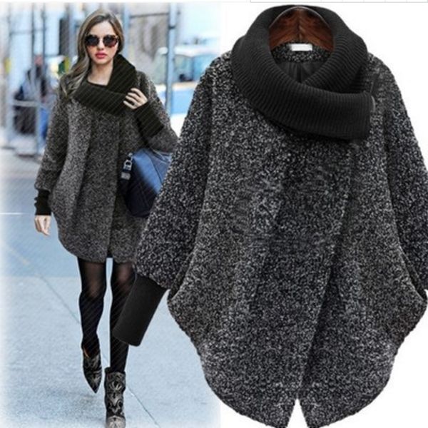 winter jacket women large size new women's high collar solid color coat long loose long sleeve wool coat winter jacket women, Black
winter jacket women large size new women's high collar solid color coat long loose long sleeve wool coat winter jacket women, Black