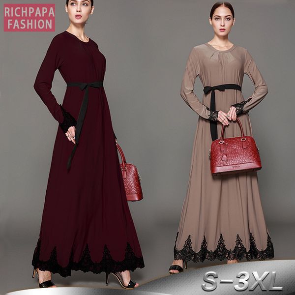 vestido kaftan abaya robe dubai indonesia arabic women long lace muslim hijab dress elbise caftan turkish islamic clothing, Red
vestido kaftan abaya robe dubai indonesia arabic women long lace muslim hijab dress elbise caftan turkish islamic clothing, Red