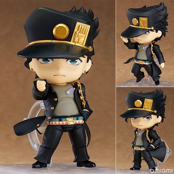 10cm Jojos Bizarre Adventure Kujo Jotaro Action Figure Toys Doll Christmas Gift With Box T200704