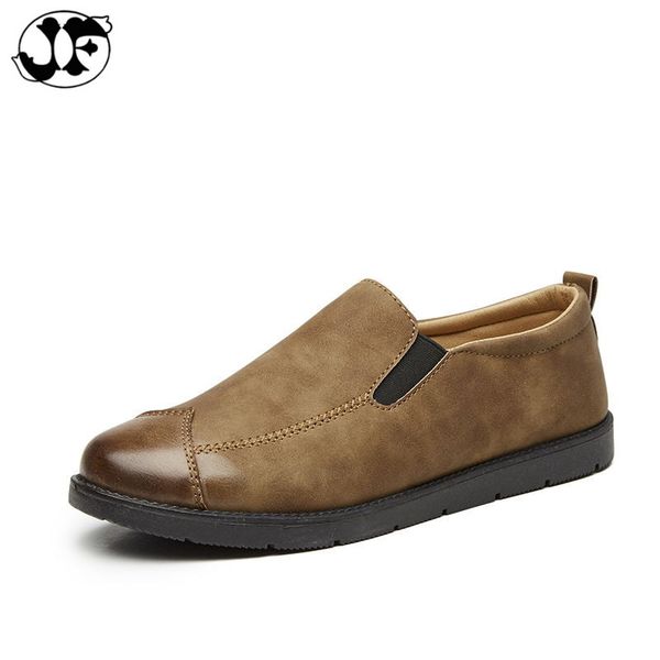 men leather casual shoes loafers fashion men shoes moccasins chaussures flats male breathable driving, Black
men leather casual shoes loafers fashion men shoes moccasins chaussures flats male breathable driving, Black