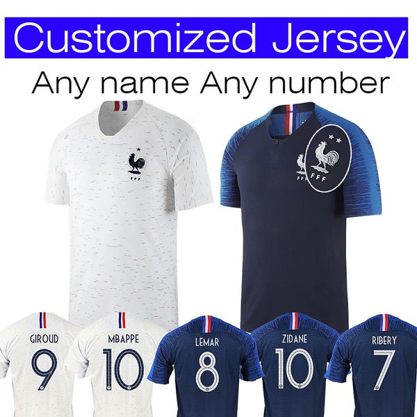 10 MBAPPE World Cup Soccer Jersey 2018 6 POGBA 7 GRIEZMANN Soccer Shirts 2 Stars 8 LEMAR 5 UMTITI 14 MATUIDI football Jersey top
10 MBAPPE World Cup Soccer Jersey 2018 6 POGBA 7 GRIEZMANN Soccer Shirts 2 Stars 8 LEMAR 5 UMTITI 14 MATUIDI football Jersey top