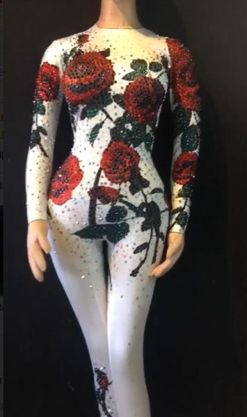 women multicolor rose flowers jumpsuit evening party stretch rhinestones costume stage wear rhinestone celebrate bodysuit, Black;white
women multicolor rose flowers jumpsuit evening party stretch rhinestones costume stage wear rhinestone celebrate bodysuit, Black;white