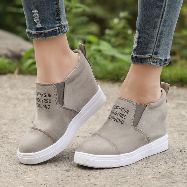 2020 women height increasing pumps elastic band ladies wedges shoes female women's fashion solid footwear woman slip on, Black
2020 women height increasing pumps elastic band ladies wedges shoes female women's fashion solid footwear woman slip on, Black