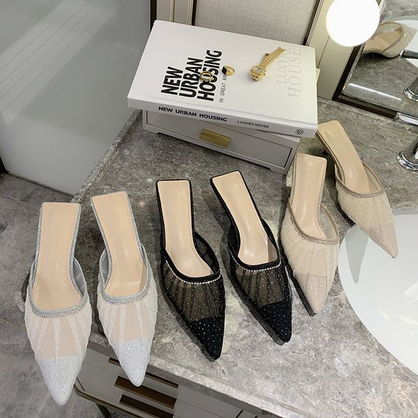 glitter slides mules for women 2020 high-heeled shoes lady ladies' slippers cover toe thin heels fashion med lace jelly heeled, Black
glitter slides mules for women 2020 high-heeled shoes lady ladies' slippers cover toe thin heels fashion med lace jelly heeled, Black