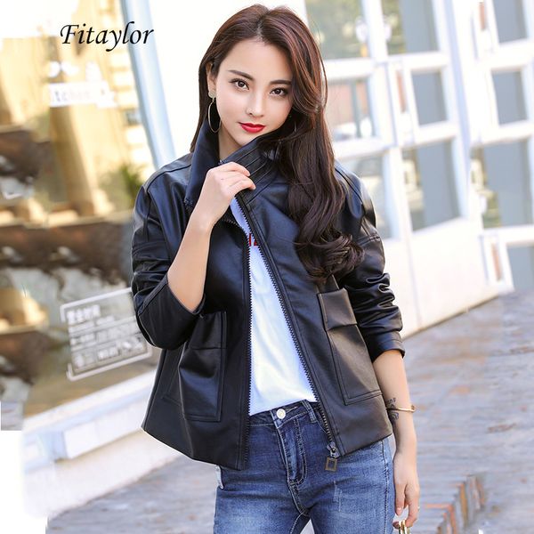 women's leather & faux fitaylor autumn women pu motorcycle jackets turndown collar zipper black red punk soft jacket outwear
women's leather & faux fitaylor autumn women pu motorcycle jackets turndown collar zipper black red punk soft jacket outwear