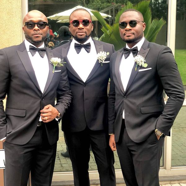 gentle black two pieces mens suits slim fit wedding grooms tuxedos peaked lapel formal blazer long sleeves prom suit (jacket+pants), Black;gray
gentle black two pieces mens suits slim fit wedding grooms tuxedos peaked lapel formal blazer long sleeves prom suit (jacket+pants), Black;gray