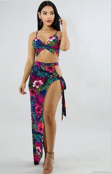 fashion holiday bras split up 2pcs dress club style sets women clothing women designer beach floral printed dresses, Black;gray
fashion holiday bras split up 2pcs dress club style sets women clothing women designer beach floral printed dresses, Black;gray