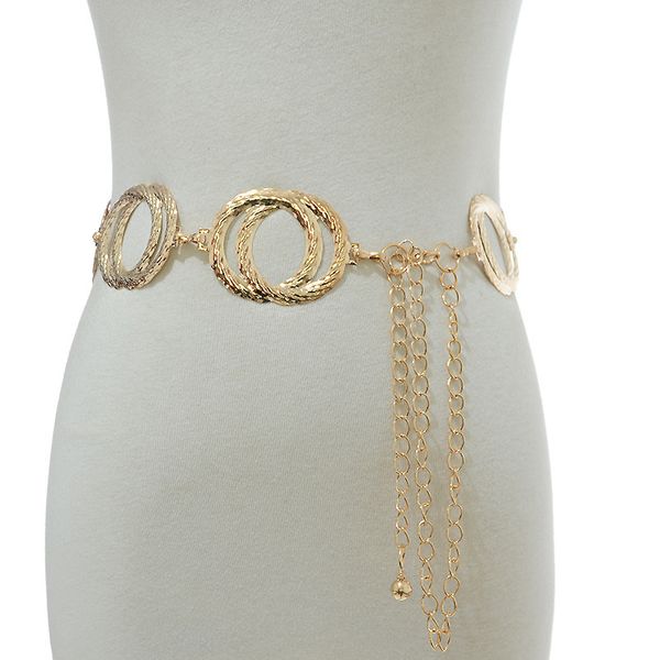 metal waist chain belt women dresses waist chain ladies gold decoration metal big ring belt, Black;brown
metal waist chain belt women dresses waist chain ladies gold decoration metal big ring belt, Black;brown