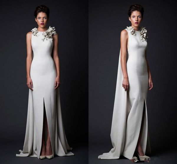 krikor jabotian evening dresses paolo sebastian dresses custom made ruffled formal wear jewel high split long party gown vestido de novia, Black;red
krikor jabotian evening dresses paolo sebastian dresses custom made ruffled formal wear jewel high split long party gown vestido de novia, Black;red