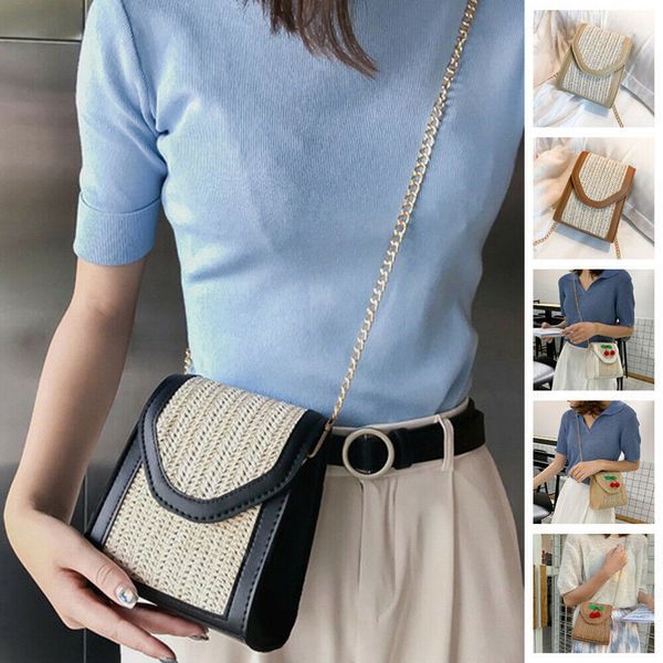 straw women bag chain messenger casual mini small crossbody bag shoulder beach
straw women bag chain messenger casual mini small crossbody bag shoulder beach