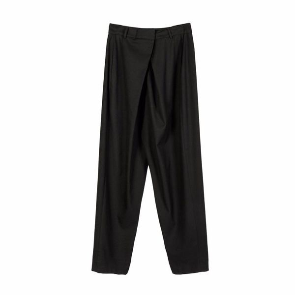 27-46 2019 new men clothing gd hair stylist street hip hop pleated broad-legged trousers wide leg pants plus size costumes, Black
27-46 2019 new men clothing gd hair stylist street hip hop pleated broad-legged trousers wide leg pants plus size costumes, Black