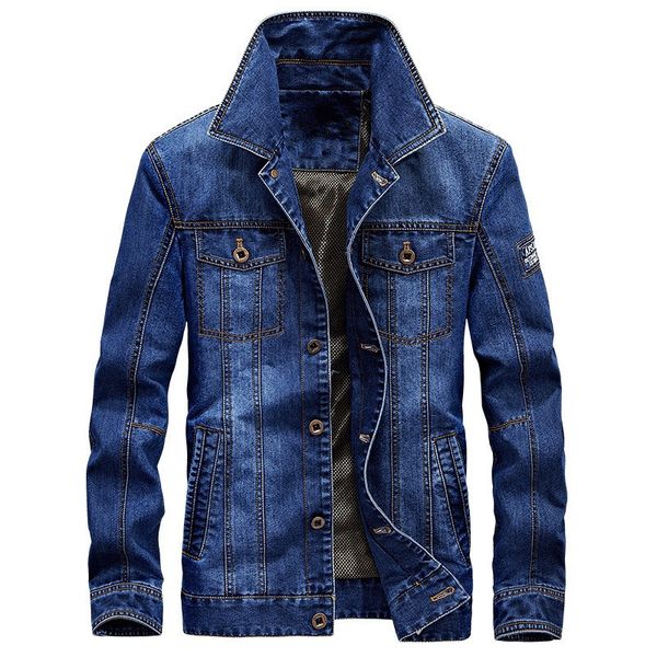 2018 new spring and autumn denim jacket men's lapel fashion slim coat casual solid color coat, Black;brown
2018 new spring and autumn denim jacket men's lapel fashion slim coat casual solid color coat, Black;brown
