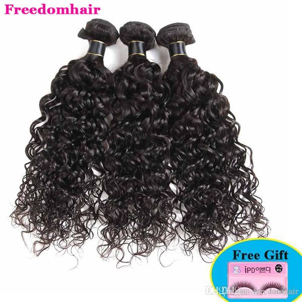 water wave peruvian brazilian virgin hair weave 100% natural remi human hair extensions weaves 1 bundles by dhl, Black
water wave peruvian brazilian virgin hair weave 100% natural remi human hair extensions weaves 1 bundles by dhl, Black
