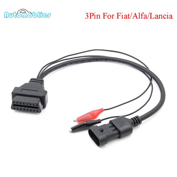 new for 3 pin alfa lancia to 16 pin obdii obd2 obd-ii connector adapter auto car cable obd for 3pin diagnostic cable
new for 3 pin alfa lancia to 16 pin obdii obd2 obd-ii connector adapter auto car cable obd for 3pin diagnostic cable