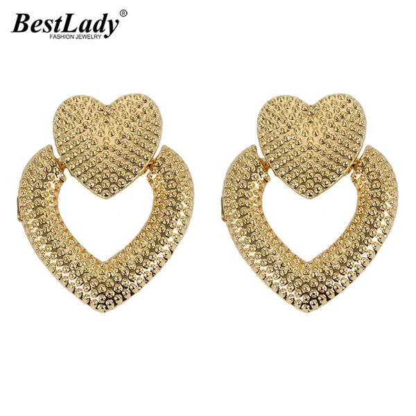lady vintage double heart stud earrings for women wedding bohemian pendant statement earring party bridal gifts wholesale, Golden;silver
lady vintage double heart stud earrings for women wedding bohemian pendant statement earring party bridal gifts wholesale, Golden;silver