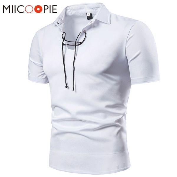 men solid shirt 2019 summer tie design men clothes 2019 cotton homme de marque haute qualite short sleeve camisa, White;black
men solid shirt 2019 summer tie design men clothes 2019 cotton homme de marque haute qualite short sleeve camisa, White;black