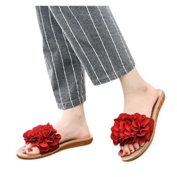 breathable flax linen women's summer footwear comfortable floral slippers ladies flat female sandals women's shoes cartera mujer, Black
breathable flax linen women's summer footwear comfortable floral slippers ladies flat female sandals women's shoes cartera mujer, Black