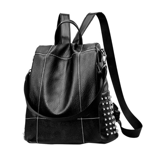 rivet backpack quality pu leather anti-thief women backpack youth backpacks for teenage girls bagpack rucksack #fx
rivet backpack quality pu leather anti-thief women backpack youth backpacks for teenage girls bagpack rucksack #fx