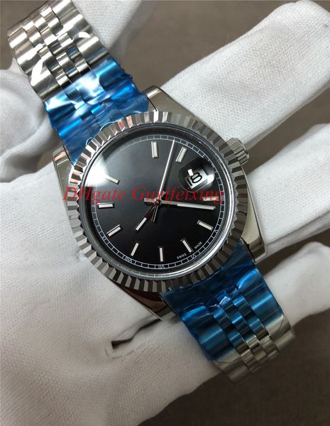 classic luxury men's watch datejust auto 36mm 116234 black stick dial fluted bezel jubilee bracelet stainless steel men wristwatch watc, Slivery;brown
classic luxury men's watch datejust auto 36mm 116234 black stick dial fluted bezel jubilee bracelet stainless steel men wristwatch watc, Slivery;brown