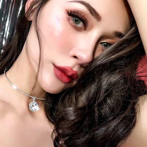sinleery trendy round cubic zircon pendant choker collar necklace silver gold color torques chain statement jewelry xl602
sinleery trendy round cubic zircon pendant choker collar necklace silver gold color torques chain statement jewelry xl602