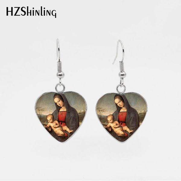 fashion jewellery wholesale the madonna and child oil printing heart hook earrings love children classic art works earrings, Silver
fashion jewellery wholesale the madonna and child oil printing heart hook earrings love children classic art works earrings, Silver