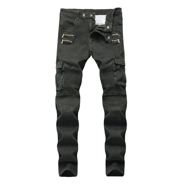 slim mid waist mens jeans army green pockets mens straight jeans with zipper fashion male apparel, Blue
slim mid waist mens jeans army green pockets mens straight jeans with zipper fashion male apparel, Blue