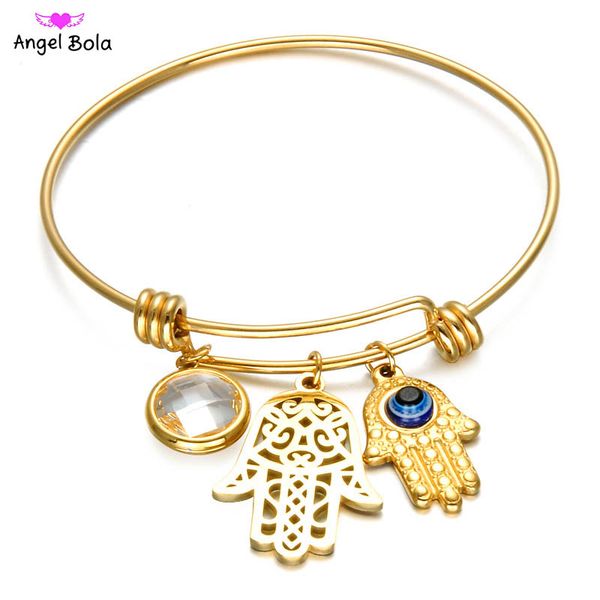 never fade stainless steel evil eye fatima hand women's adjustable bracelets turkish blue eye bracelet islamic jewellery 2020, Black
never fade stainless steel evil eye fatima hand women's adjustable bracelets turkish blue eye bracelet islamic jewellery 2020, Black