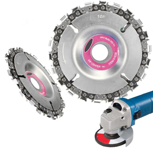 new 4 inch 22 tooth grinder disc fine chain saw 4 inch angle carving culpting wood grinder chain disc for 100/115 angle
new 4 inch 22 tooth grinder disc fine chain saw 4 inch angle carving culpting wood grinder chain disc for 100/115 angle