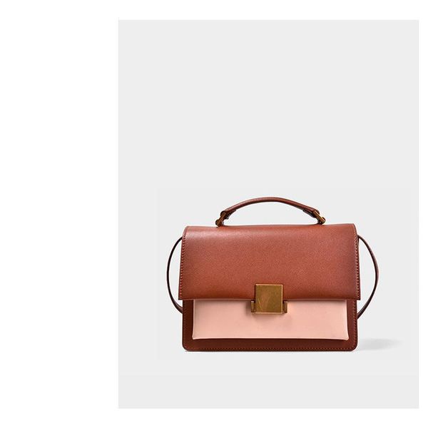 charm2019 small color hit square woman genuine leather handbag single shoulder span package
charm2019 small color hit square woman genuine leather handbag single shoulder span package