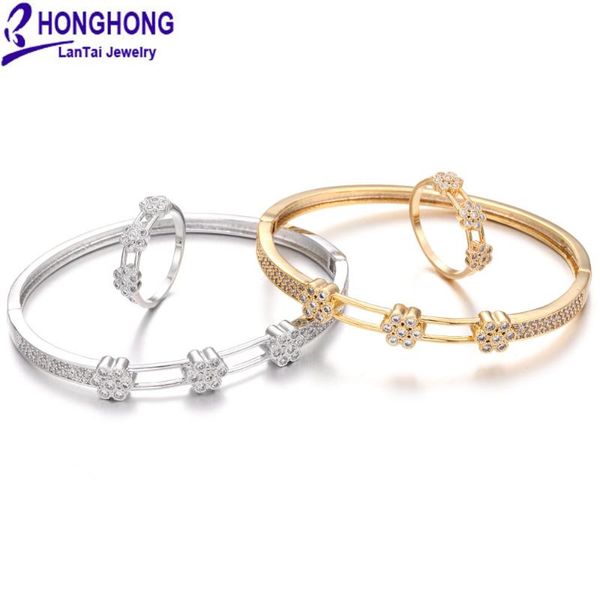 honghong kaleidoscope 3a zircon bangle&rings sets for women flower shape bracelets&ring set fashion jewelry, Silver
honghong kaleidoscope 3a zircon bangle&rings sets for women flower shape bracelets&ring set fashion jewelry, Silver