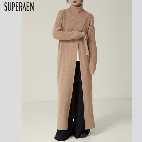 superaen irregular turtleneck pullovers sweater women autumn and winter 2020 new ladies sweaters solid color long sleeve, White;black
superaen irregular turtleneck pullovers sweater women autumn and winter 2020 new ladies sweaters solid color long sleeve, White;black