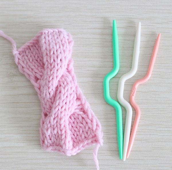 new arrival 3 size abs plastic crochet hook knitting needles twist curved needle diy tool
new arrival 3 size abs plastic crochet hook knitting needles twist curved needle diy tool