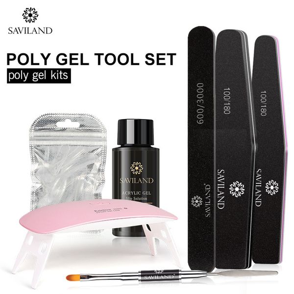saviland nail extension kit uv led lamp tools fast builder hard for manicure set long-lasting nail art design
saviland nail extension kit uv led lamp tools fast builder hard for manicure set long-lasting nail art design