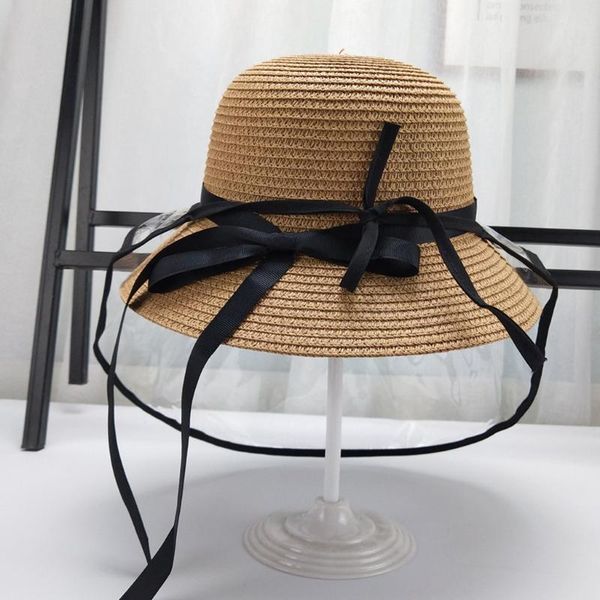 summer girls sunhat with ribbon removable anti-spitting protective hat dustproof cover peaked cap hat adjustable size beach, Yellow
summer girls sunhat with ribbon removable anti-spitting protective hat dustproof cover peaked cap hat adjustable size beach, Yellow