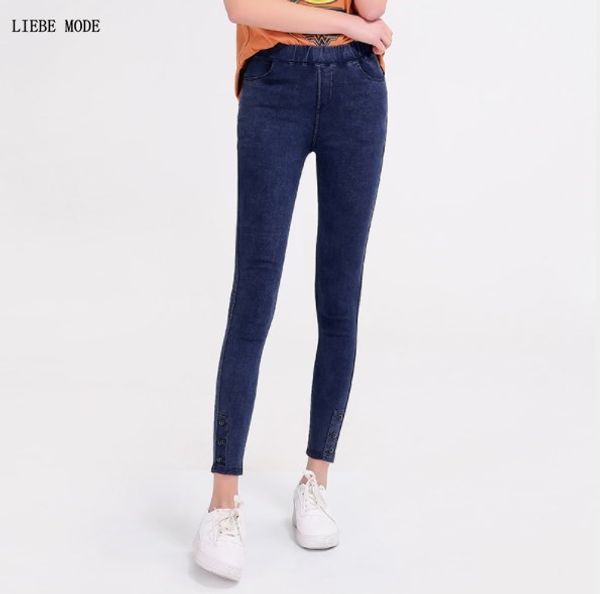 women street wear plus size skinny jeans woman casual denim pencil pants ankle-length plus size 5xl elastic waist denim leggings, Blue
women street wear plus size skinny jeans woman casual denim pencil pants ankle-length plus size 5xl elastic waist denim leggings, Blue