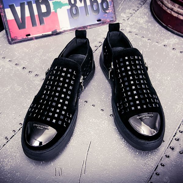 casual shoes men's flat party dress loafers moccasin anti-collision head sequins handmade elasticity leather skateboard shoes, Black
casual shoes men's flat party dress loafers moccasin anti-collision head sequins handmade elasticity leather skateboard shoes, Black