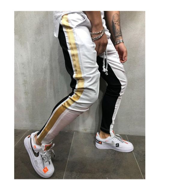 2019 autumn new men's high street sweatpants trousers male side stripe hip hop sweatpants jogger pants streetwear m-3xl, Black
2019 autumn new men's high street sweatpants trousers male side stripe hip hop sweatpants jogger pants streetwear m-3xl, Black