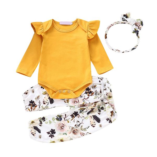 осень baby girl flare дизайн с длинным рукавом romper рубашки брюки комплекты хлопок tshirts цветочный печати брюки повязка ткань наряды, White
осень baby girl flare дизайн с длинным рукавом romper рубашки брюки комплекты хлопок tshirts цветочный печати брюки повязка ткань наряды, White