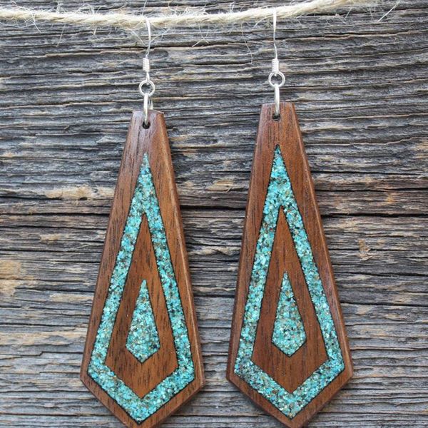 coffee wood tribal wooden arrow irregular geo earrings vintage women party jewelry, Silver
coffee wood tribal wooden arrow irregular geo earrings vintage women party jewelry, Silver