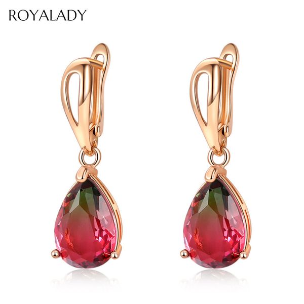 fashion water drop crystal earrings for women girl 2019 red purple blue zirconia gems earring female brincos party jewelry gift, Golden;silver
fashion water drop crystal earrings for women girl 2019 red purple blue zirconia gems earring female brincos party jewelry gift, Golden;silver
