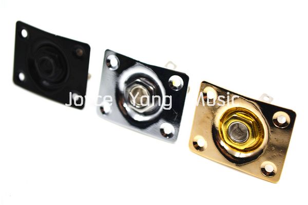 niko square tele electric guitar bass jack socket plates&4 screws chrome black gold
niko square tele electric guitar bass jack socket plates&4 screws chrome black gold