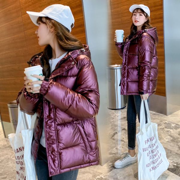 2019 new autum winter duck down student base female korean loose simple leisure cotton jacket, Black
2019 new autum winter duck down student base female korean loose simple leisure cotton jacket, Black