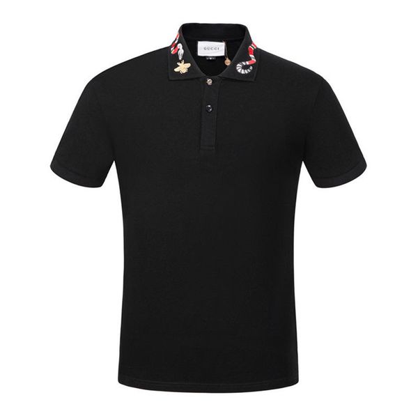 men's polos short-sleeves letter vers embroidery designer brand luxury polo short t-shirts tees shirt for man slim black white, Black;brown
men's polos short-sleeves letter vers embroidery designer brand luxury polo short t-shirts tees shirt for man slim black white, Black;brown